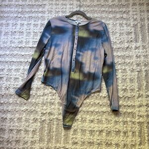 Miaou Longsleeve Thong Bodysuit